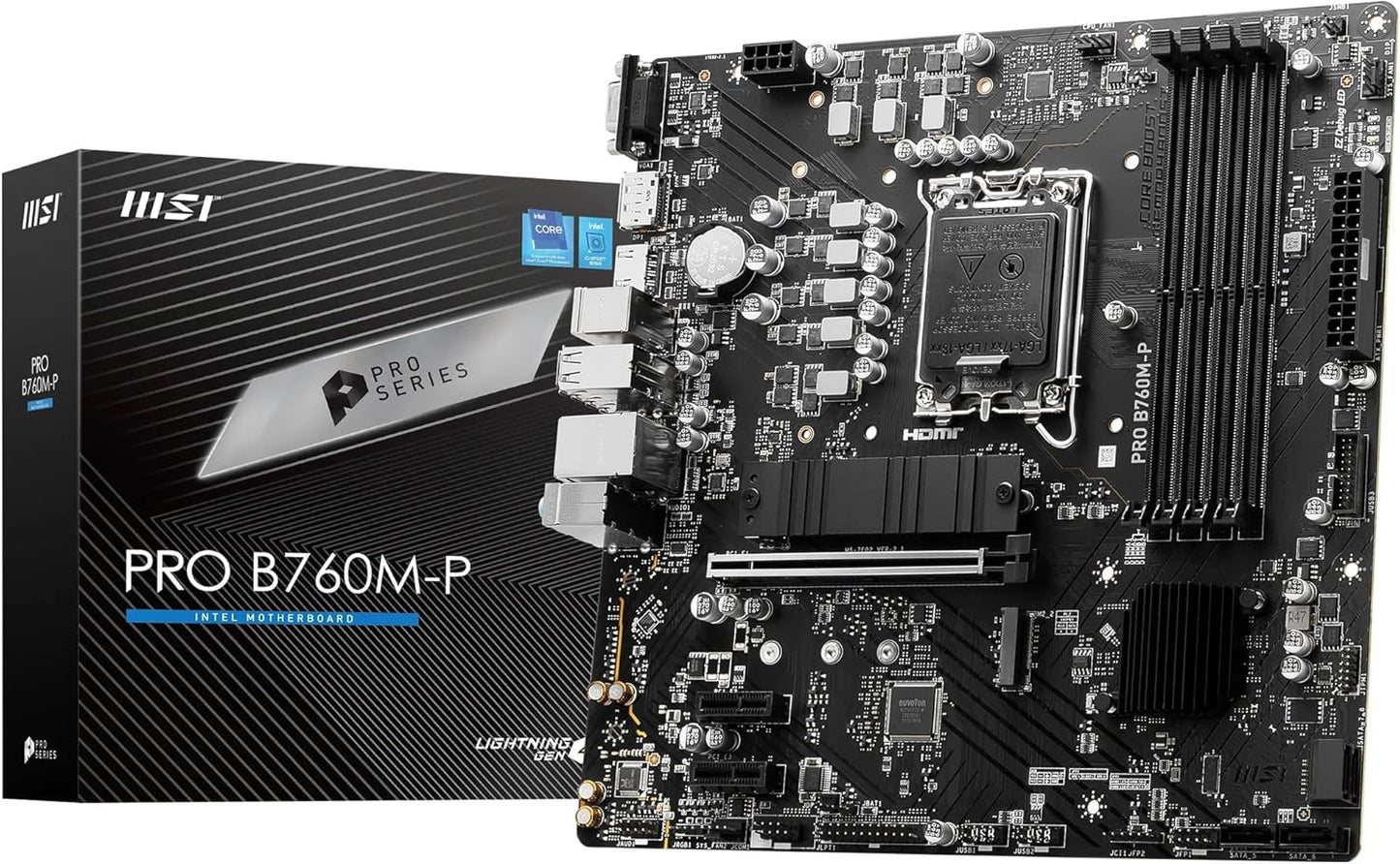 Scheda Madre MSI B760M-P LGA1700 DDR5 - Intel Micro-ATX USB 3.2