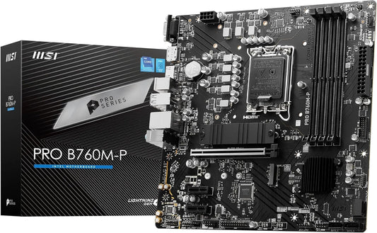 Scheda Madre MSI B760M-P LGA1700 DDR5 - Intel Micro-ATX USB 3.2