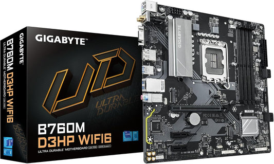Scheda Madre Gigabyte B760M-D3HP-WIFI6 LGA1700 DDR5 WIFI6 R5
