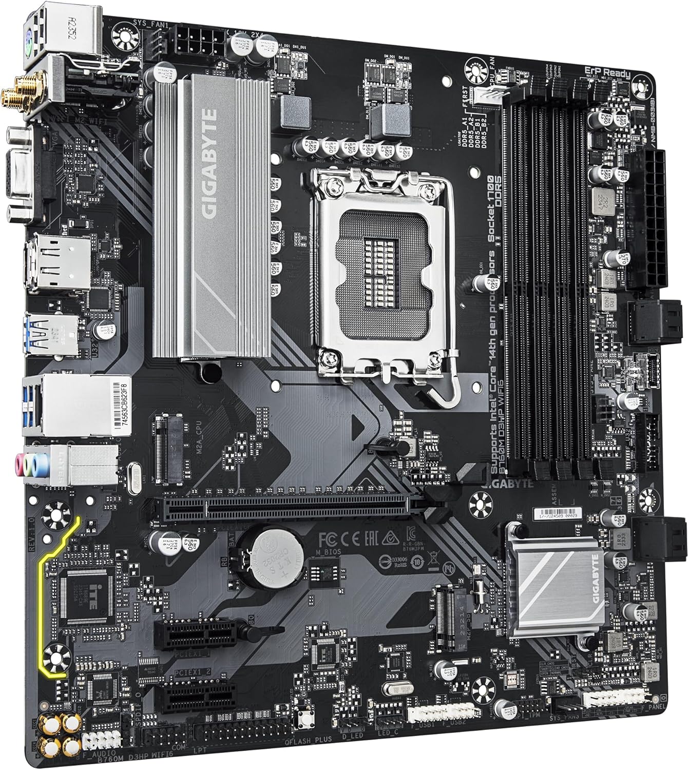 Scheda Madre Gigabyte B760M-D3HP-WIFI6 LGA1700 DDR5 WIFI6 R5
