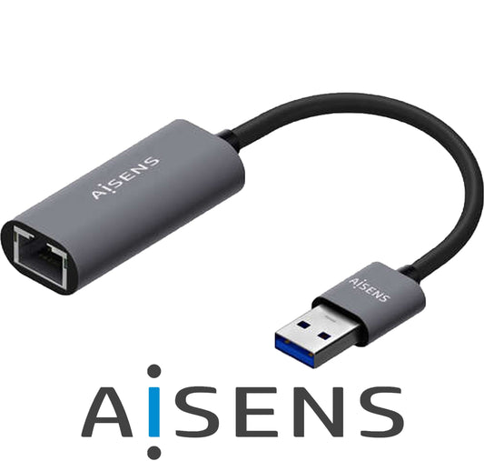 adattatore lan usb 3.0  gigabit ethernet 10/100/1000 grigio