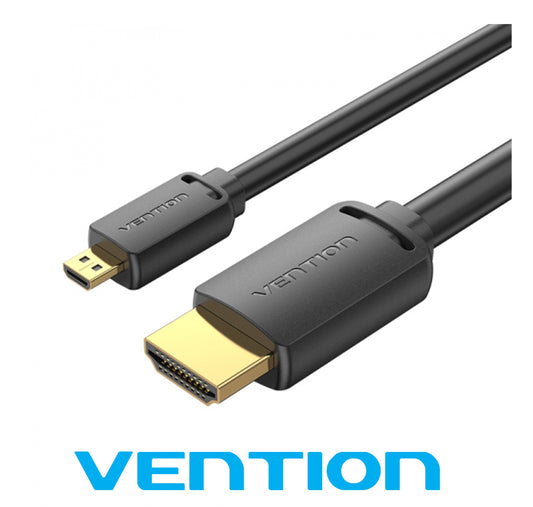Cavo Micro HDMI m a HDMI m 2.0 4K 2m black vention *572