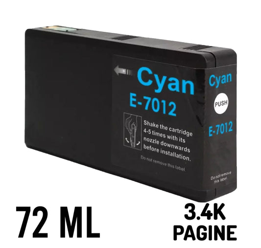 epson compatibile workfo pro 4015dn xxl ciano (t7012)*491