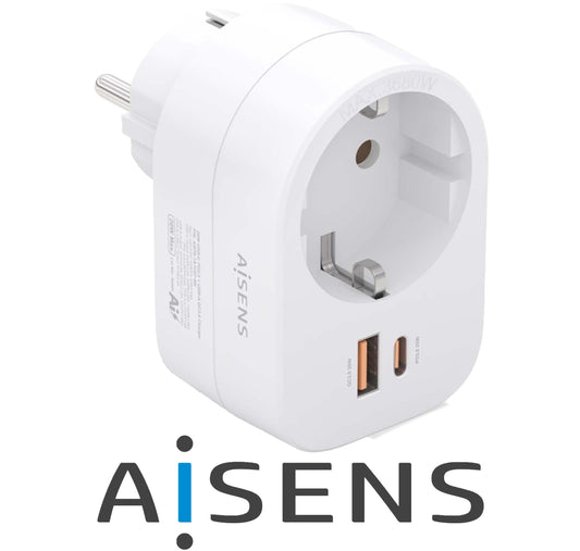 Multipresa multifunzione shuko 1xUSB-C 20W PD3.0-1xUSB-A 20W*572