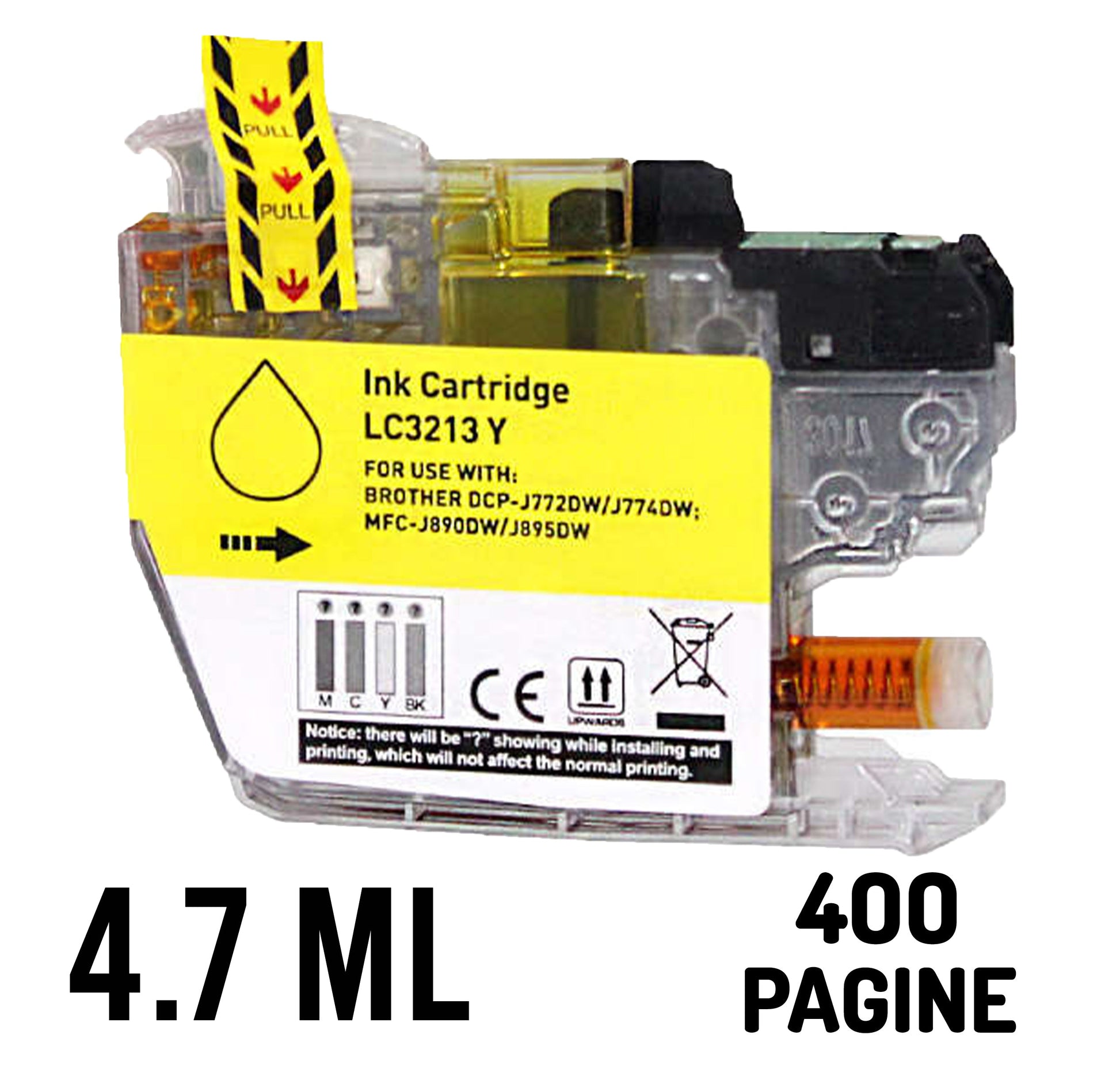 brother compatibile lc3213xl dcp-j772 774dw mfc-j890 895dw yello