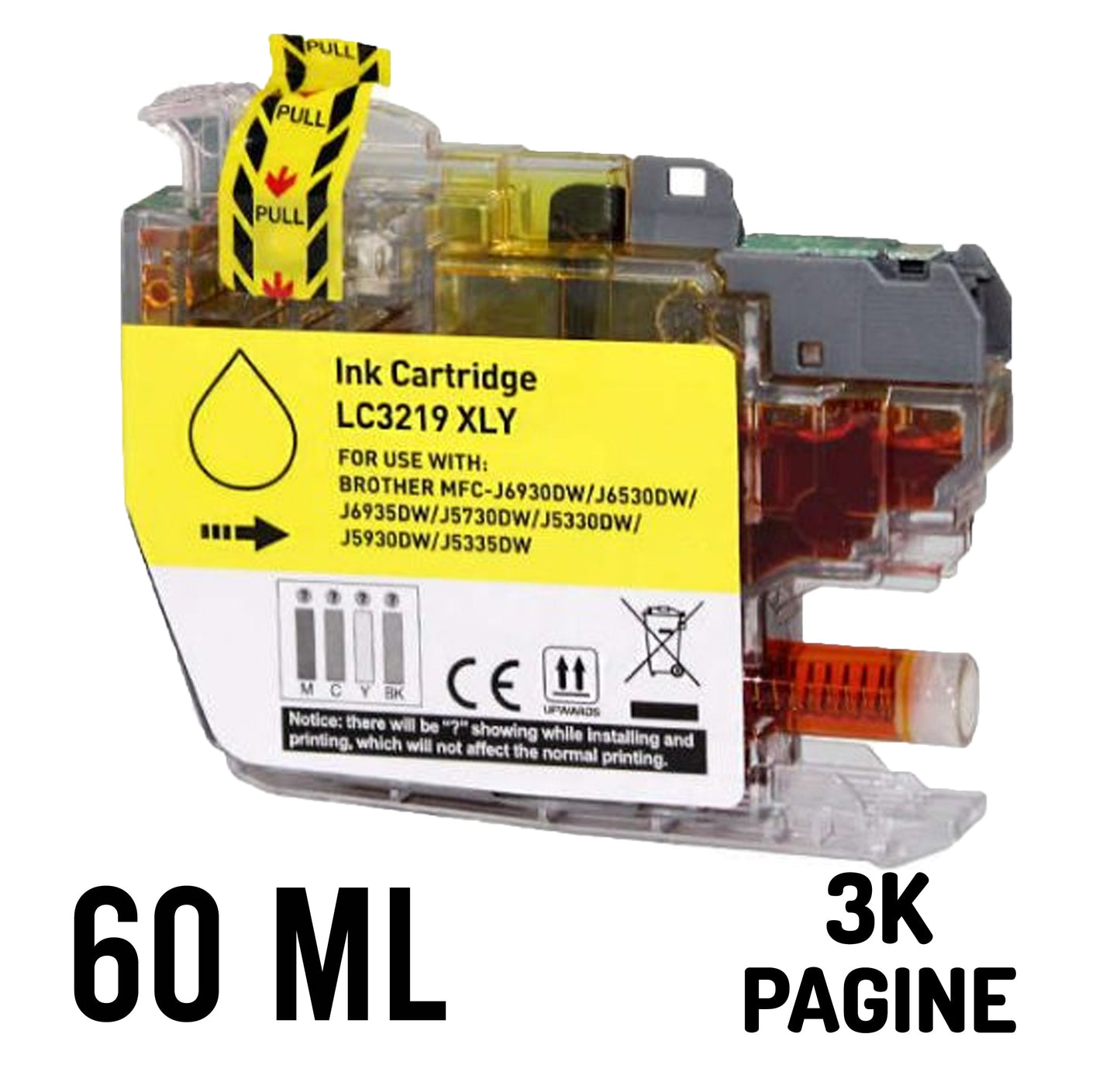 brother compatibile lc3219 xl yellow mfc j5330 j5335 j5930