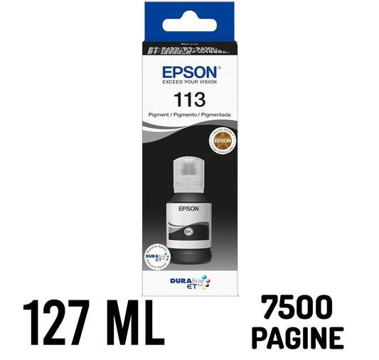 flacone epson 127ml ecotank 113 black c13t06b140