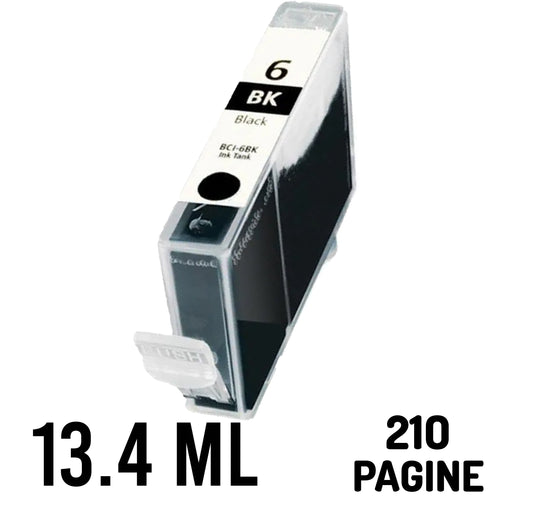 canon compatibile bci-3/6b ip6000 8500 i950 990 9100 s800 900 bk
