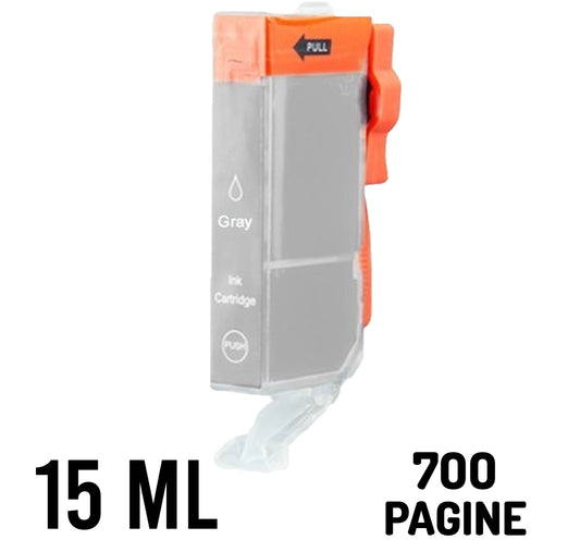 canon compatibile cli-551c xl mg6350 grey 15ml