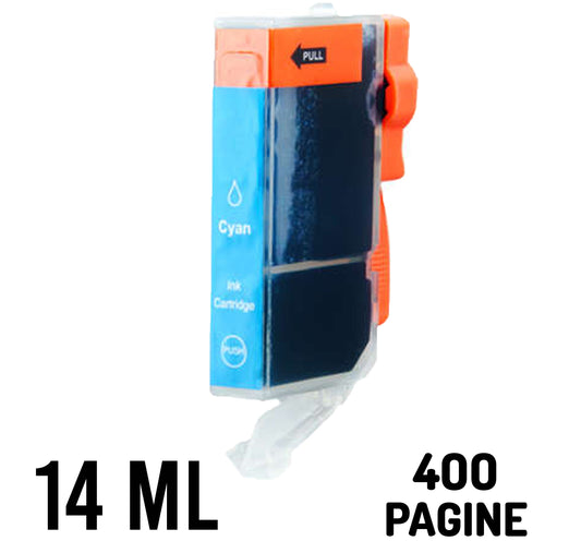 canon compatibile cli-8c con chip ip4000 4200 5200 ciano 13.4ml