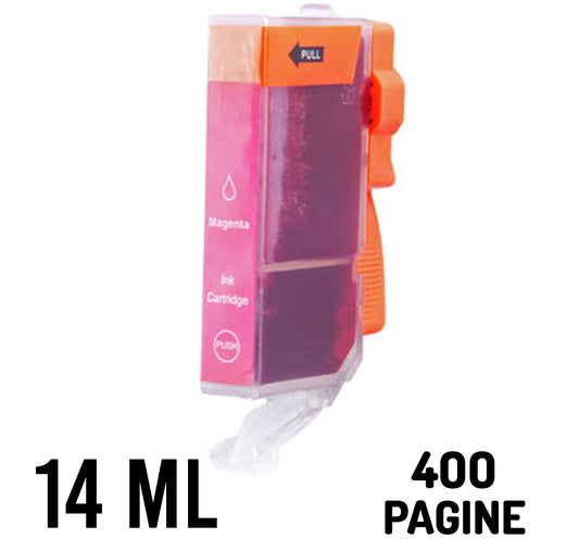canon compatibile cli-8m con chip ip4000 4200 5200 magenta 14ml