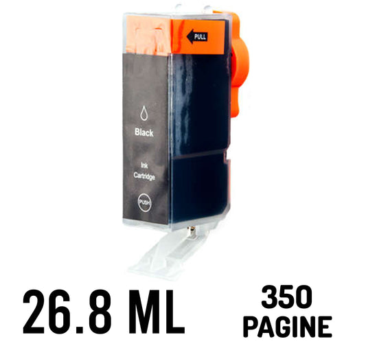 canon compatibile pgi-5bk con chip ip4000 4200 5200 black 26ml