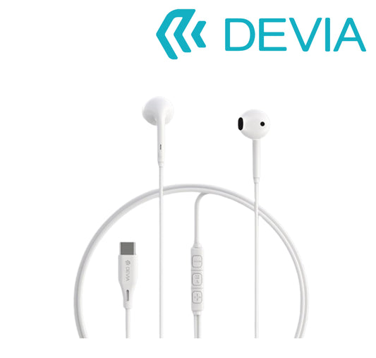 auricolare earphone A3 digital white connett type c devia *491