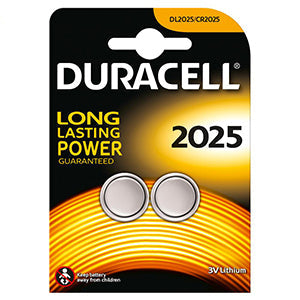 cr2025 pila al litio duracell pz.2 *572