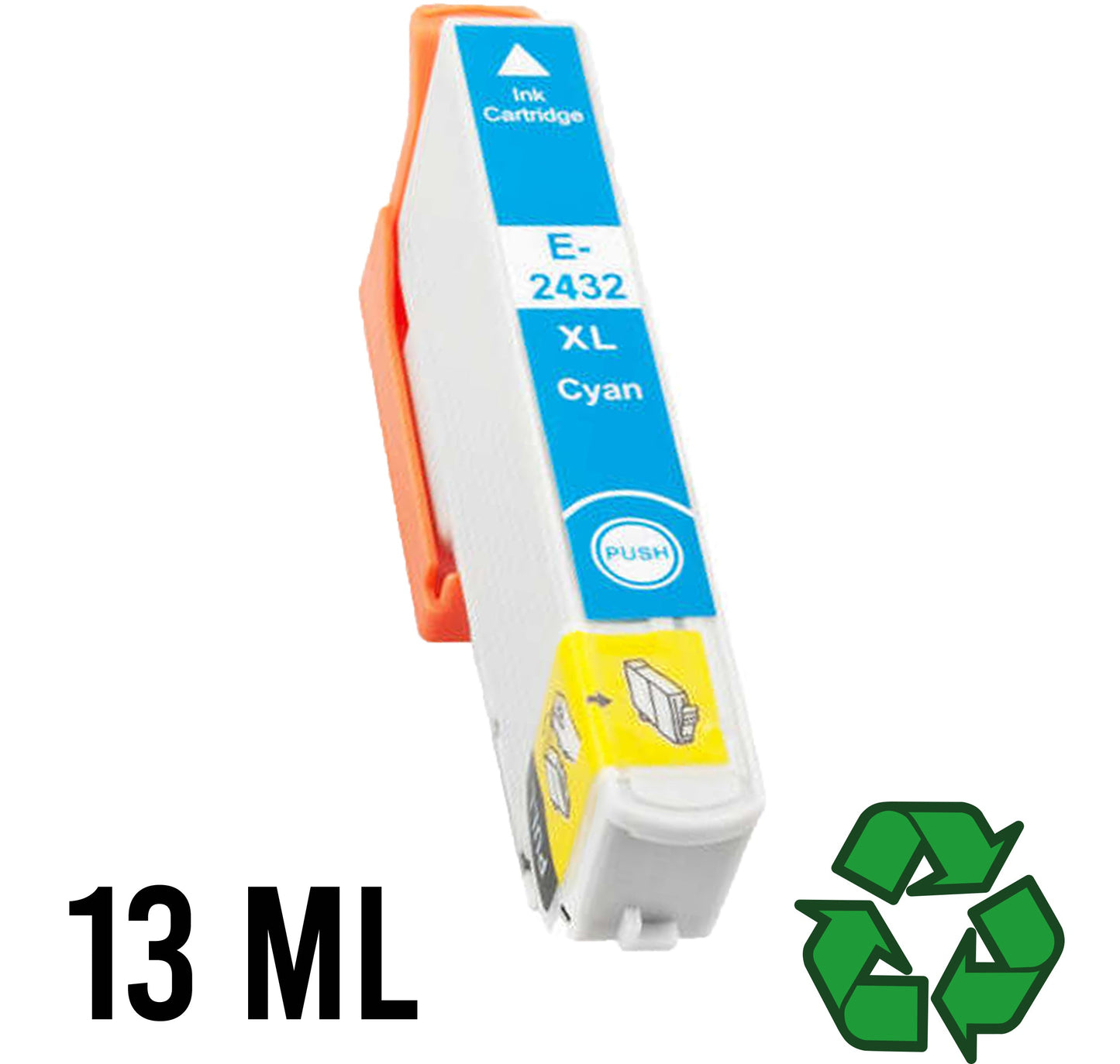 epson compatibile xp750 850 950 960 t2432 xl 15ml ciano
