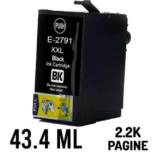 epson compatibile wf3620 3640 7110 7610 xxl black t2791