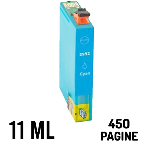 epson compatibile xp-235 245 332 435 445 T2992 XL ciano 11ml