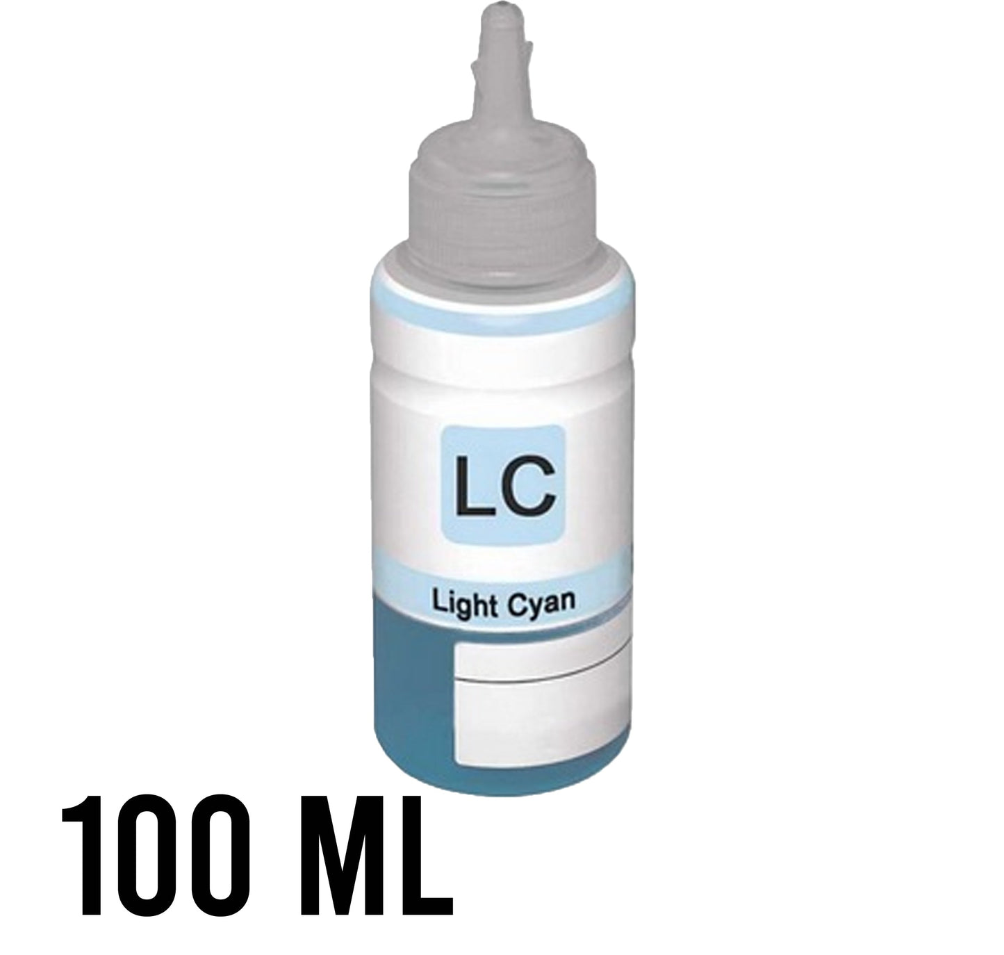 flacone epson compatibile ciano light 100ml ecotank t6735