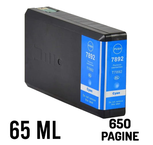 epson compatibile wf5110 5190 5620 5690 ciano 34.2ml t7892