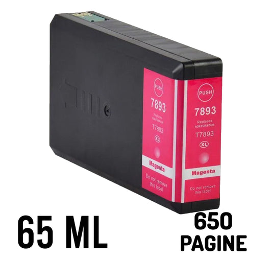 epson compatibile wf5110 5190 5620 5690 magenta 34.2ml t7893