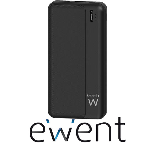 power bank per smartphone 20000mAh 22.55w black ewent *021
