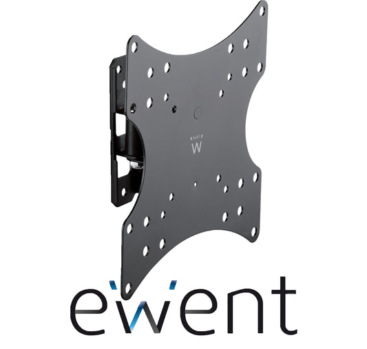 braccio supporto a muro 2 snodi per monitor 23/42 ewent *021