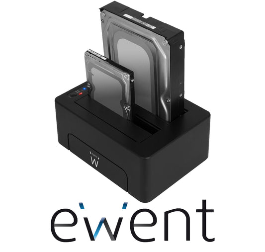 docking station  2-bay  2.5/3.5 sata usb 3.2 gen1 ewent*021