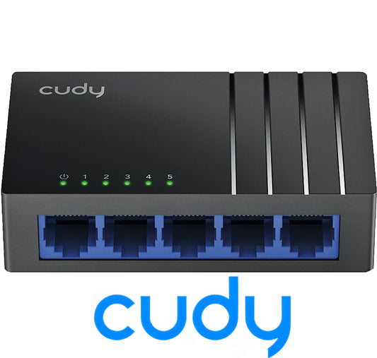 switch 5 porte fast ethernet gigabit cudy*572