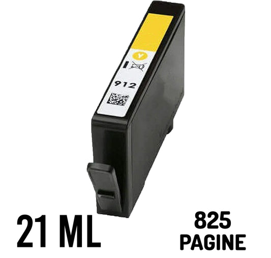 hp compatibile n 912xl 3YL83AE-3YL79AE yellow chip anti aggiorn.
