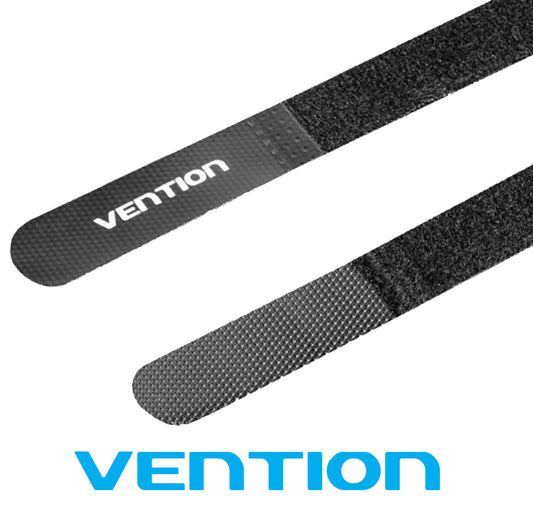 Striscia per gestione dei cavi 18 cm 10 pz vention *572