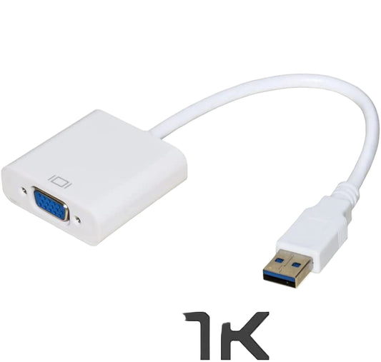adattatore usb 3.0 maschio - vga femmina link *215
