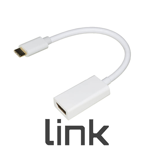 adattatore usb type C maschio - displayport femmina link *215
