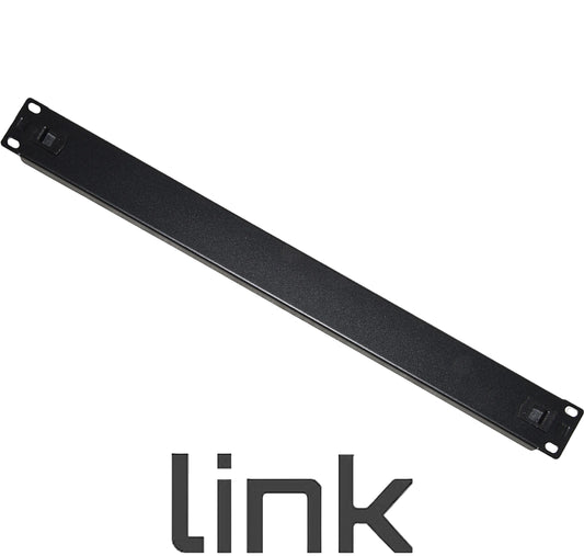 pannello cieco a scatto 1 unita' per armadi rack 19 nero *215