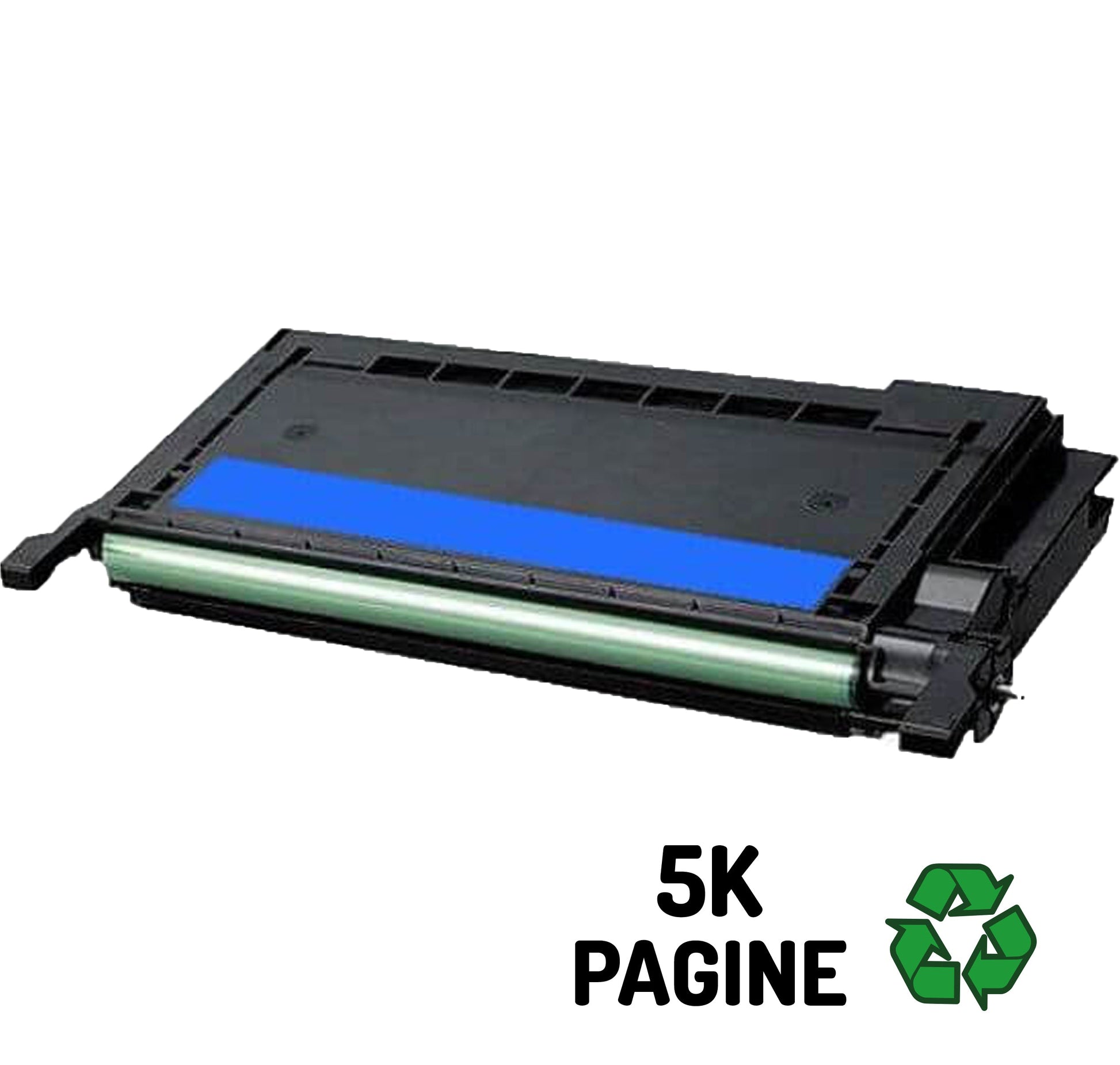 Toner Compatibile Samsung CLT-C510D Ciano 5000 pagine per Stampanti Laser Serie Samsung ProXpress