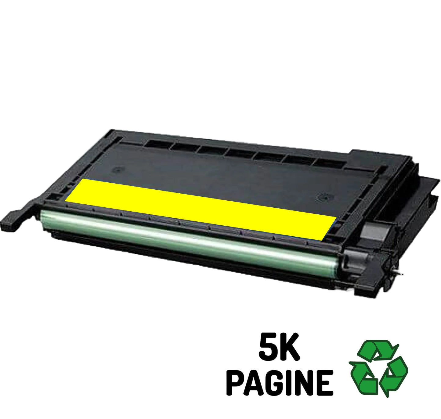 Toner Compatibile Samsung CLT-Y510D Giallo 5000 Pagine per Stampanti Laser Samsung ProXpress