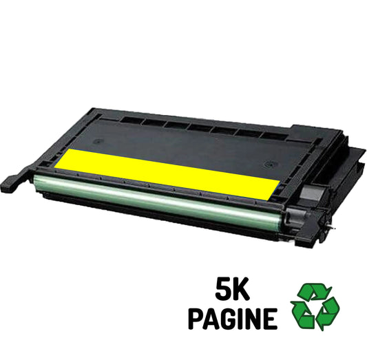 Toner Compatibile Samsung CLT-Y510D Giallo 5000 Pagine per Stampanti Laser Samsung ProXpress