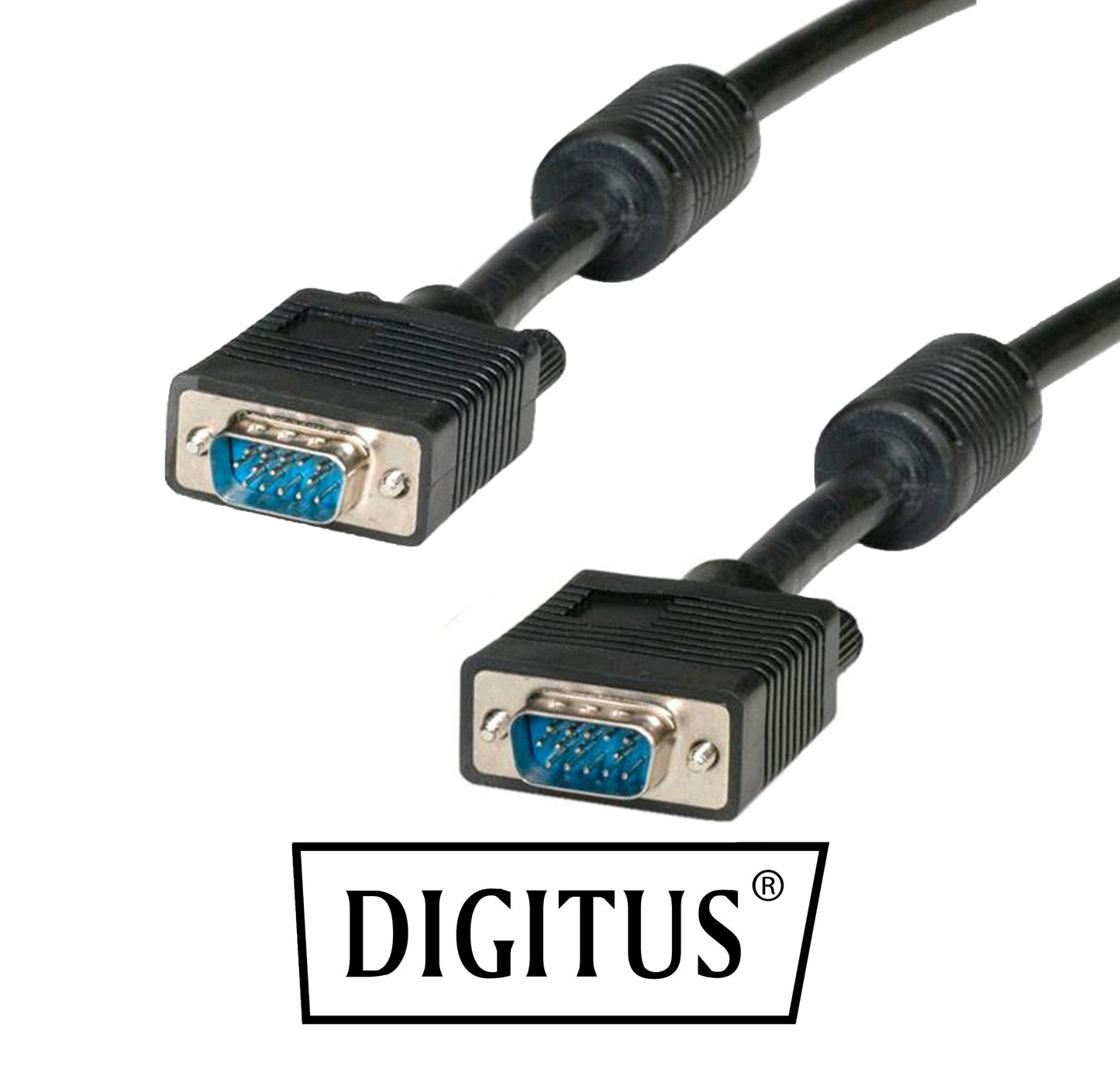 Cavo VGA 5m M/M Digitus Nero per Monitor e PC
