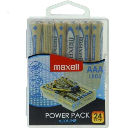 batterie alcaline Maxell LR3 AAA da 1,5 V Confezione da 24pz*572