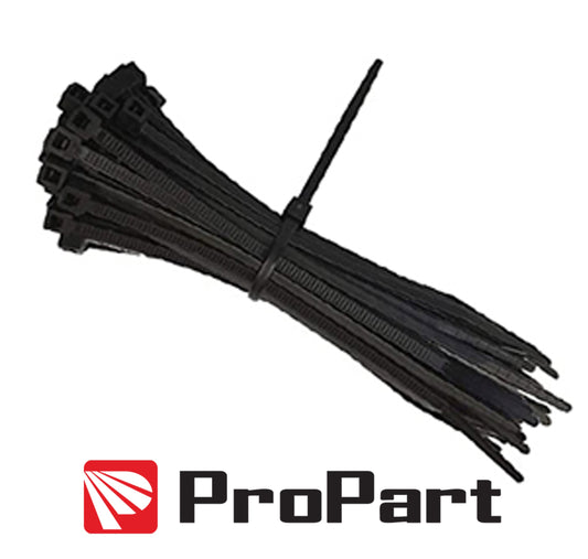 100 fascette 4,8x300mm propart black *491