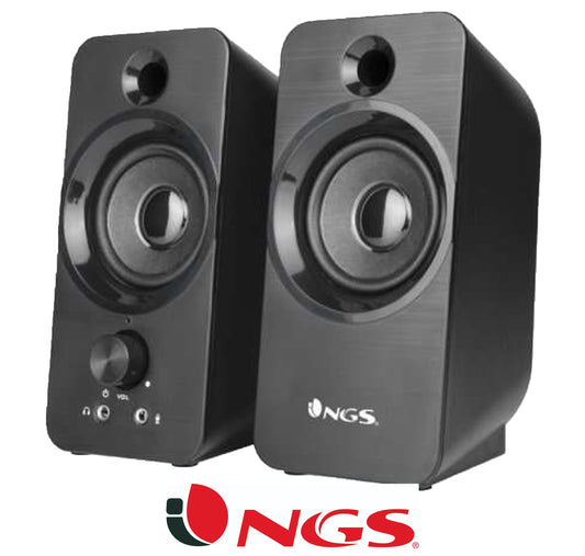 speaker multimediali 2.0 SB350 12W black NGS  *572