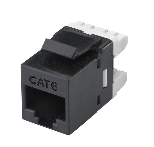 frutto keystone cat.6e dual IDC 180 gradi black *021